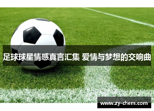 足球球星情感真言汇集 爱情与梦想的交响曲